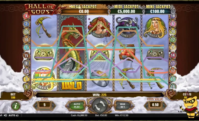 Hall of Gods Bonusrunde & Free Spins