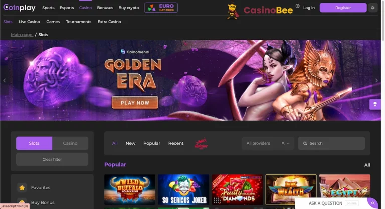 coinplay casino games