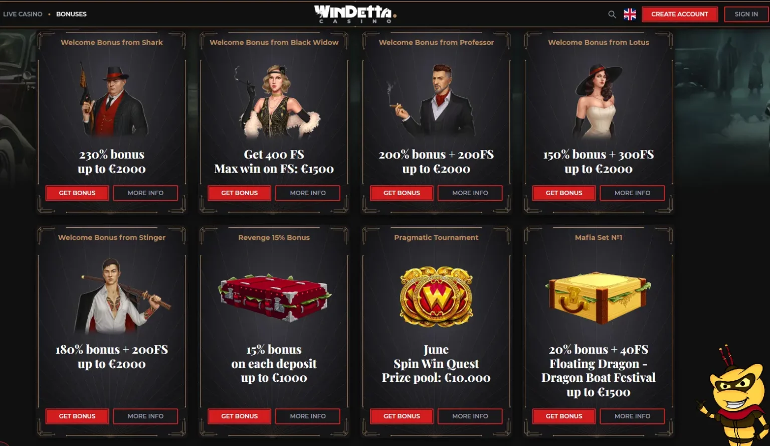 Unleash the Thrills with Windetta Casino Bonuses