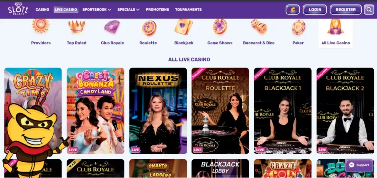 Join the Excitement at SlotsPalace Live Casino